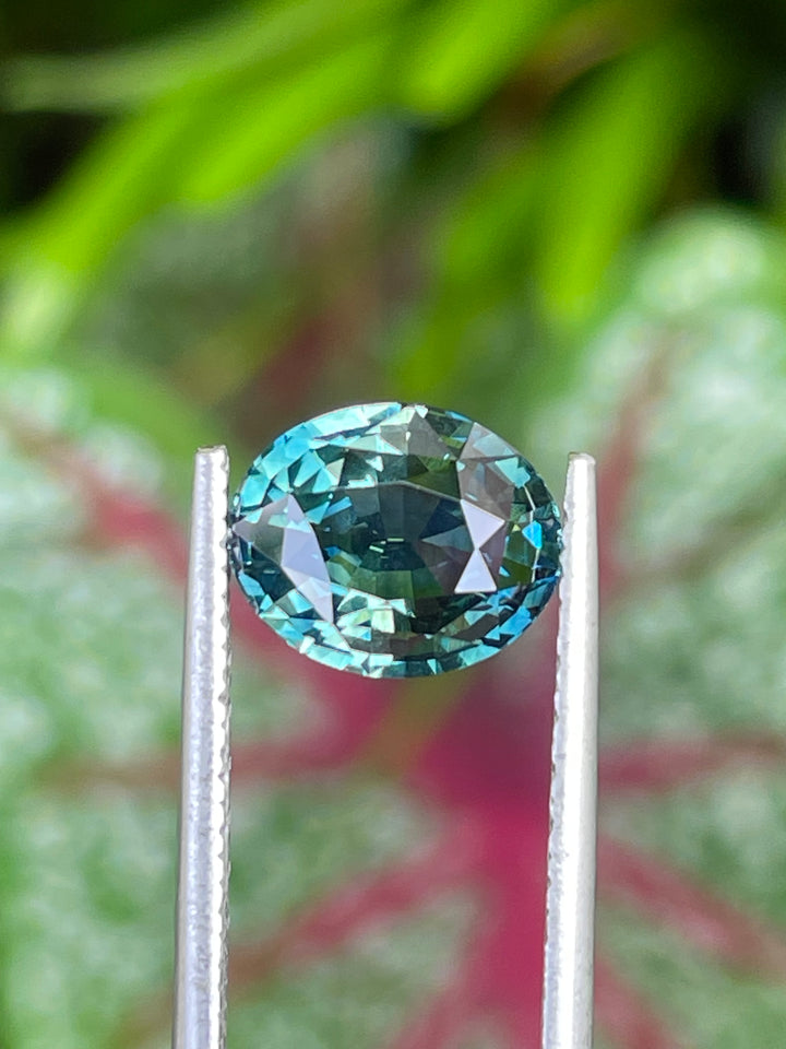 Teal Sapphire 3.51 CT
