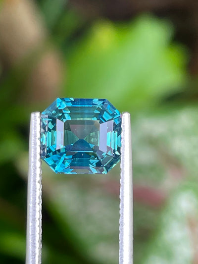 Teal Sapphire 3.66 CT