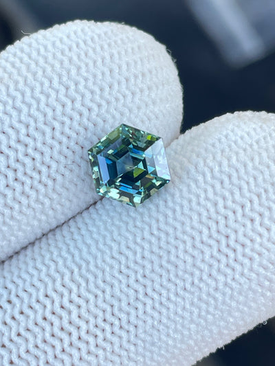 Teal Sapphire 2.20 CT