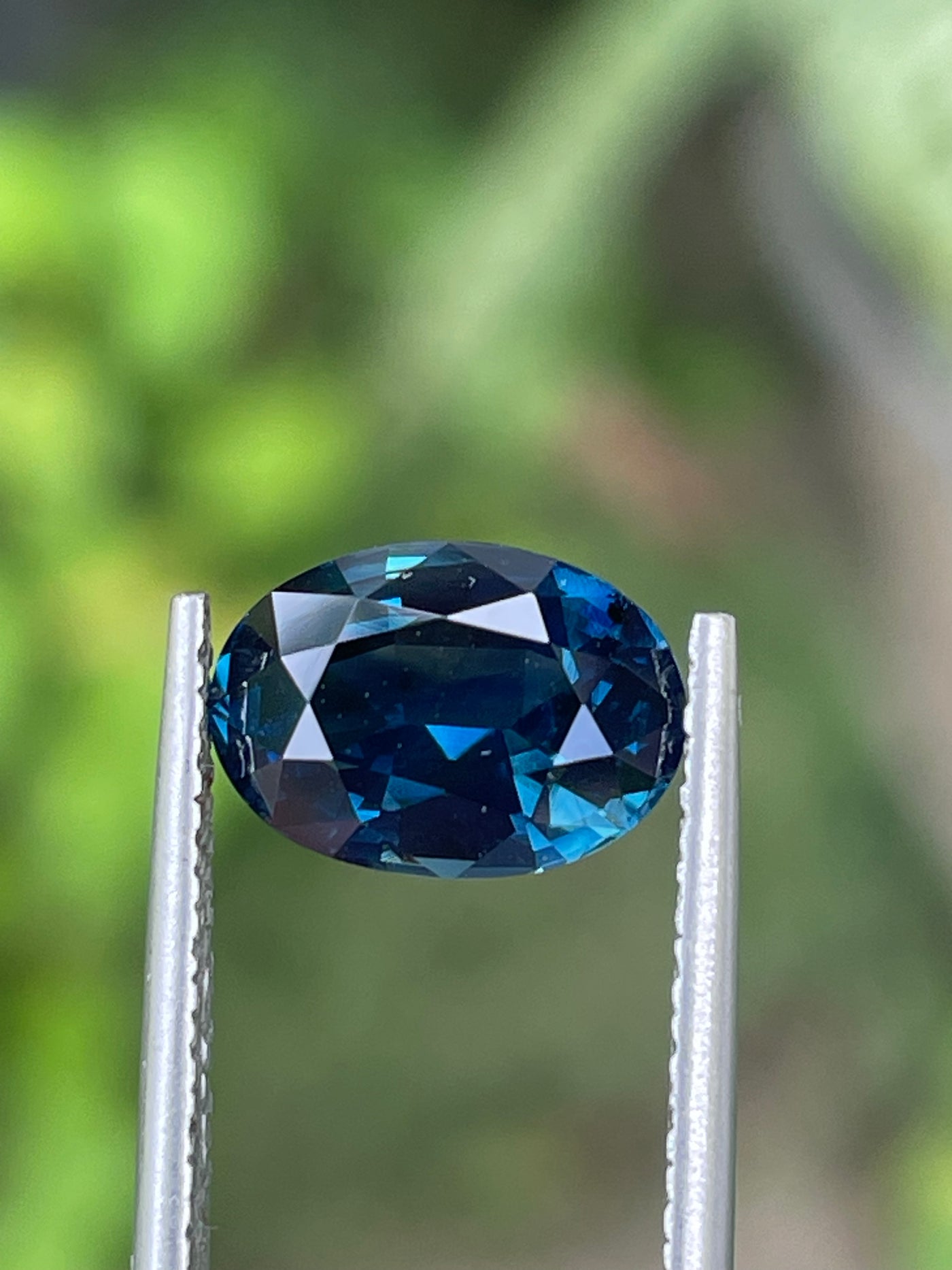 Blue Sapphire (Greenish)  3.18 CT