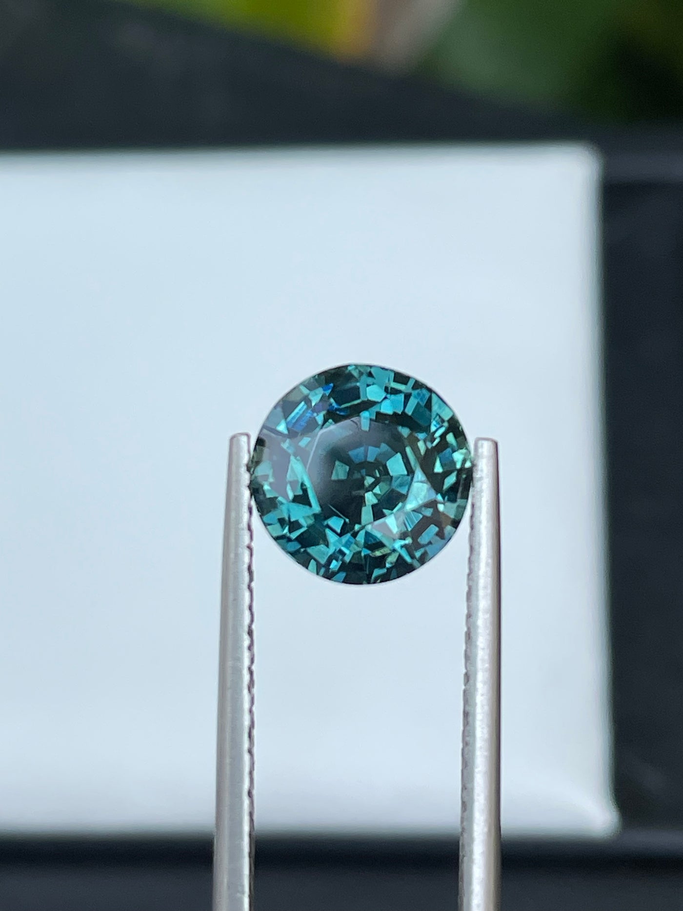 Teal Sapphire 3.58 CT