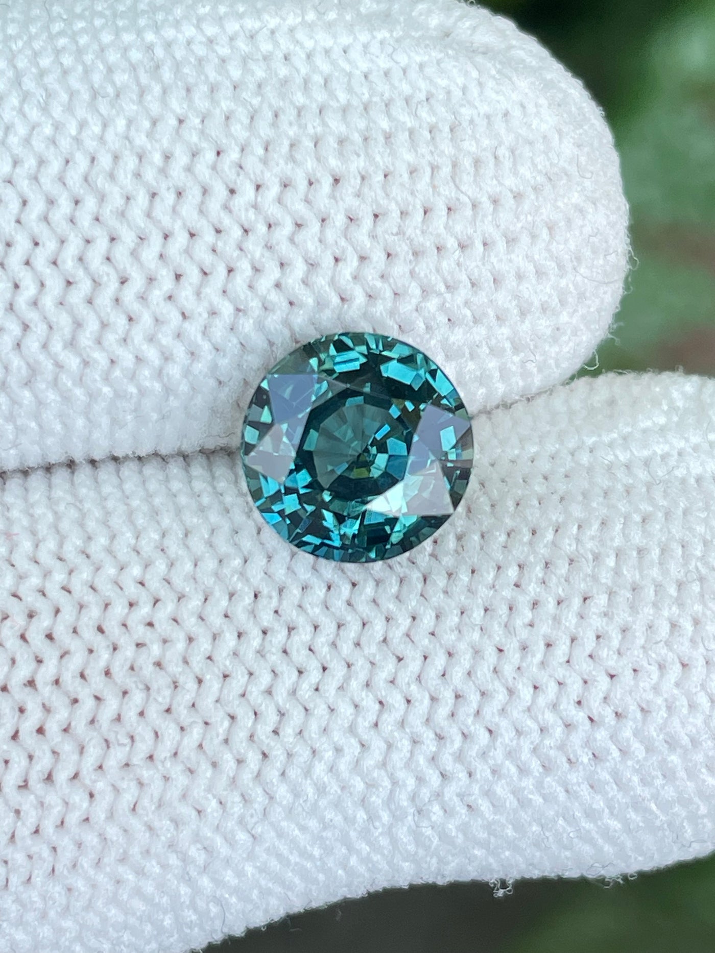 Teal Sapphire 3.58 CT