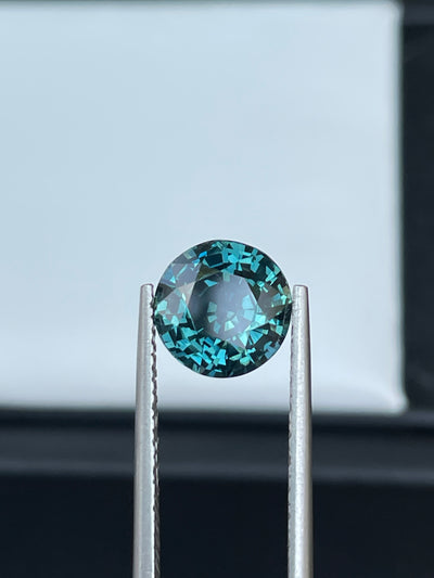 Teal Sapphire 3.58 CT