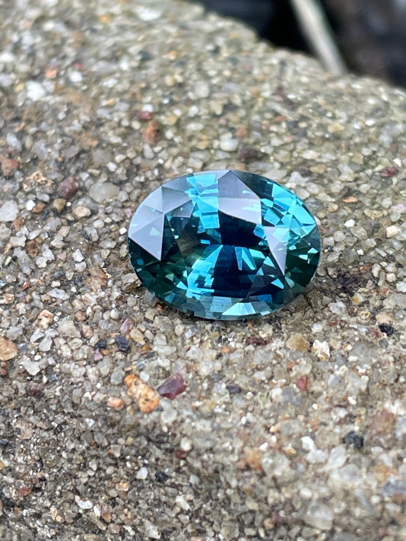 Teal Sapphire 2.54 CT