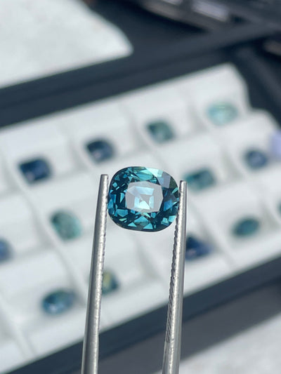 Teal Sapphire | 3.51CT | No Heat