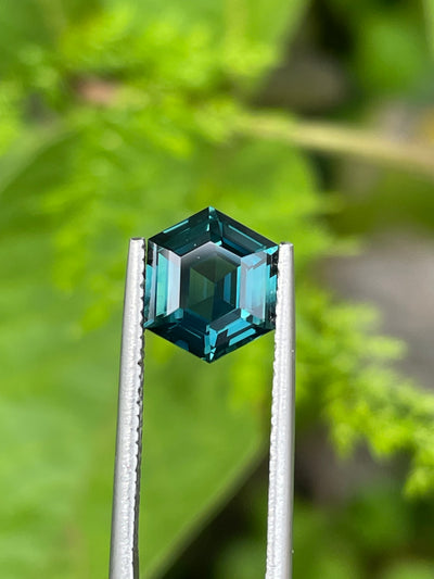 Teal Sapphire 2.63 CT