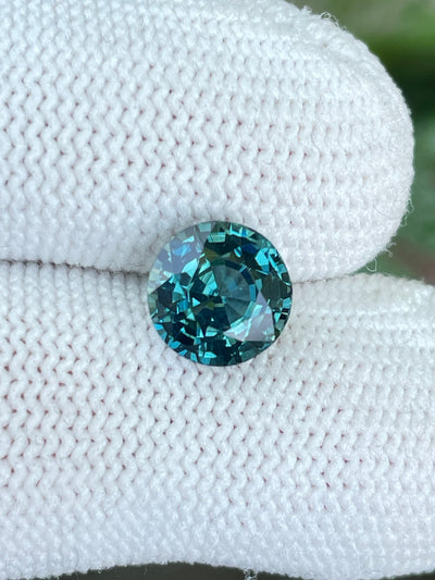 Teal Sapphire 3.58 CT