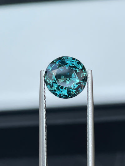 Teal Sapphire 3.58 CT