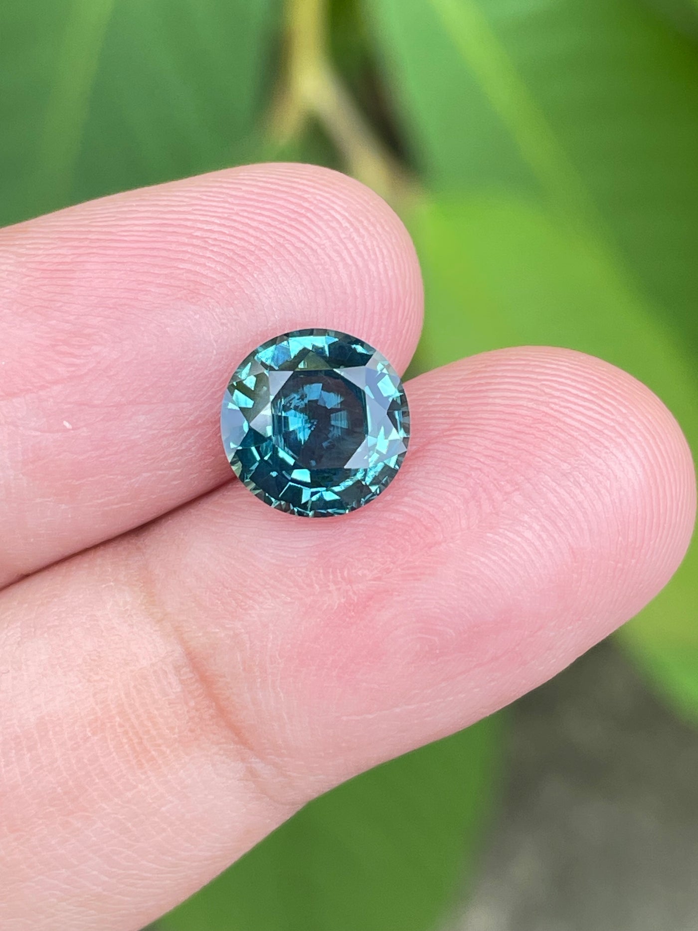 Teal Sapphire 3.07 CT