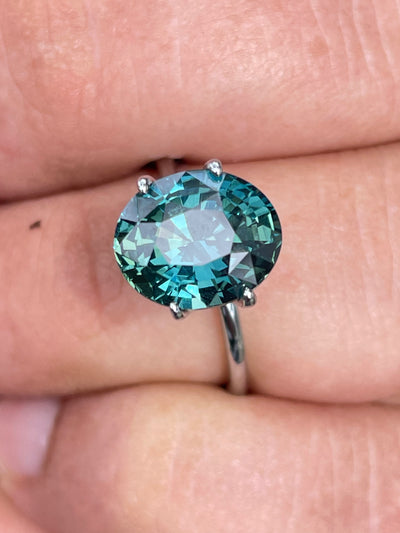 Teal Sapphire | 4.45 CT