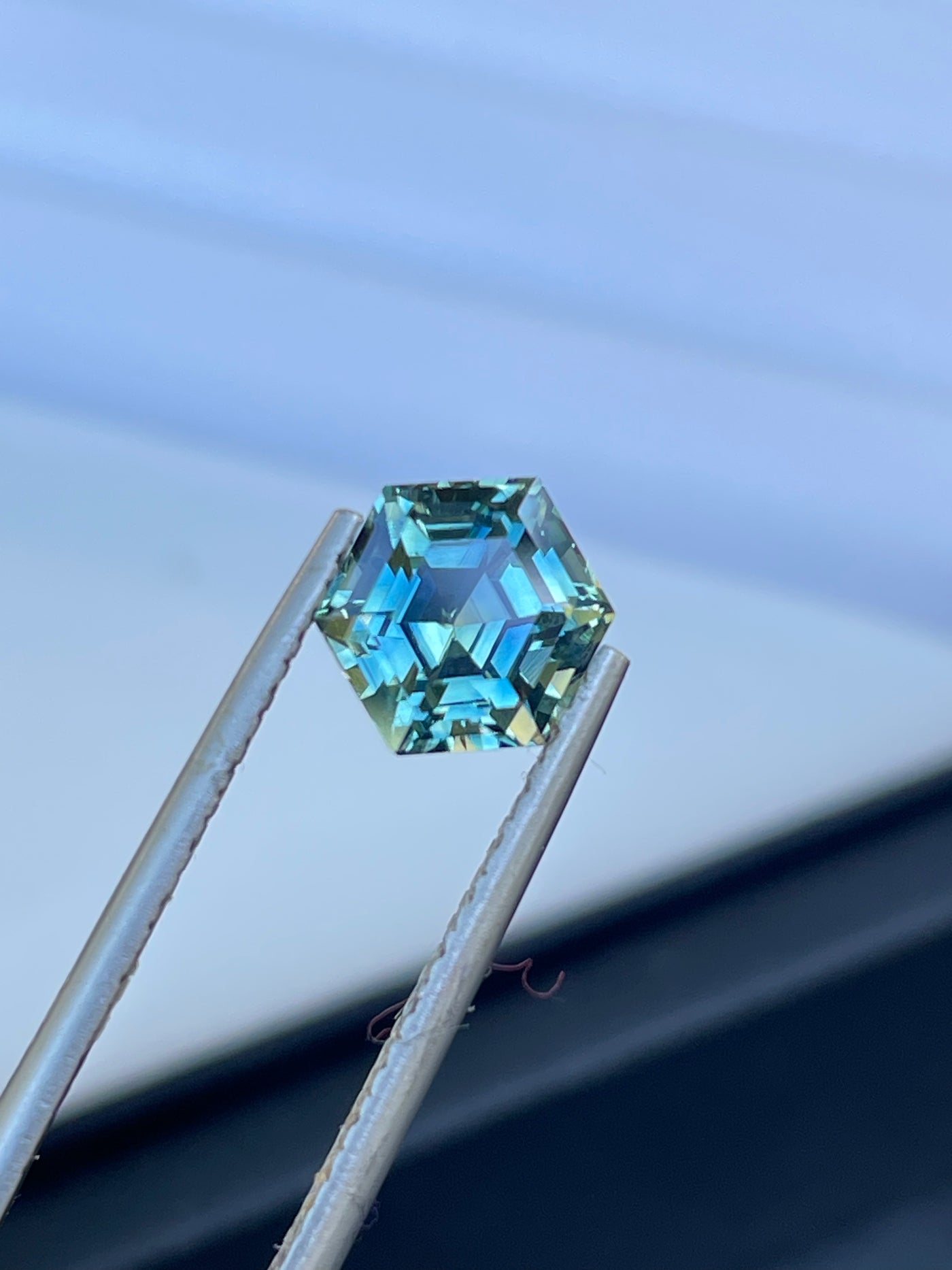 Teal Sapphire 2.20 CT