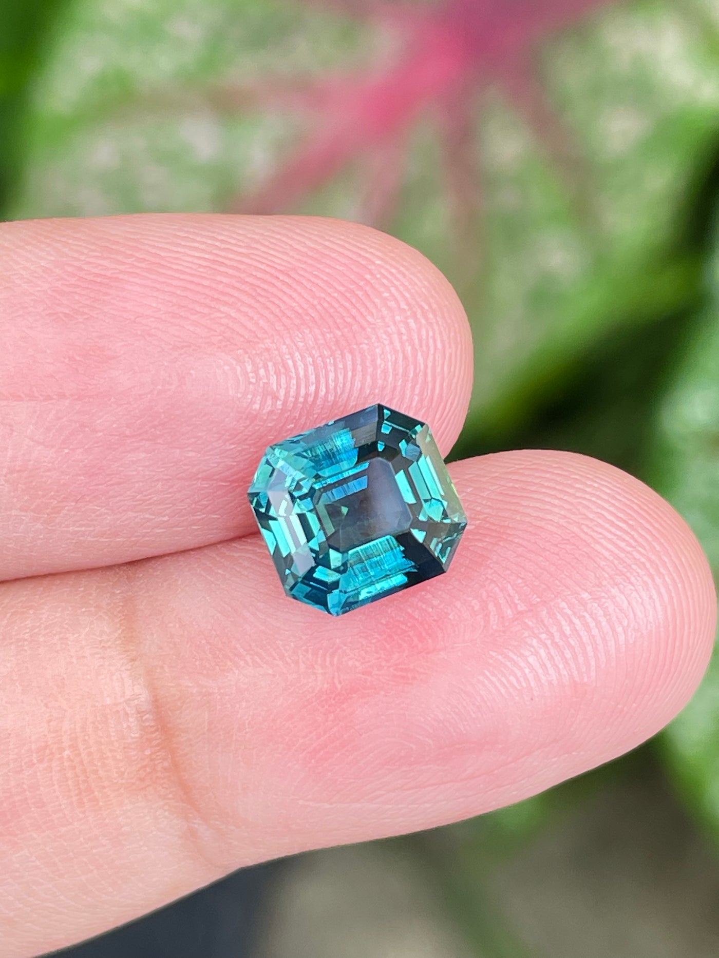 Teal Sapphire 3.66 CT