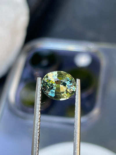 Teal Sapphire 1.71 CT