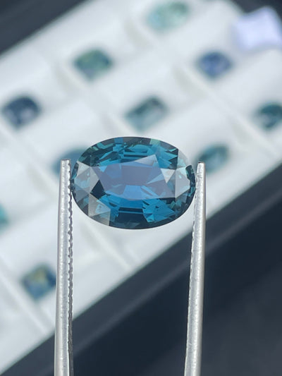 Teal Sapphire | 5.51 CT | No Heat