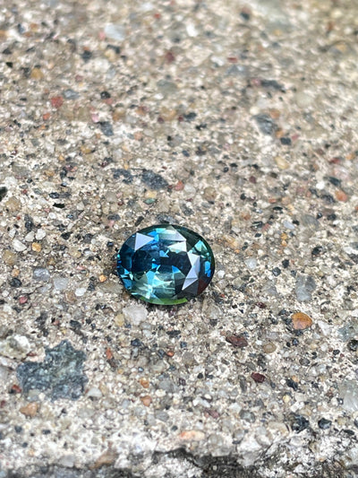 Teal Sapphire 1.79 CT