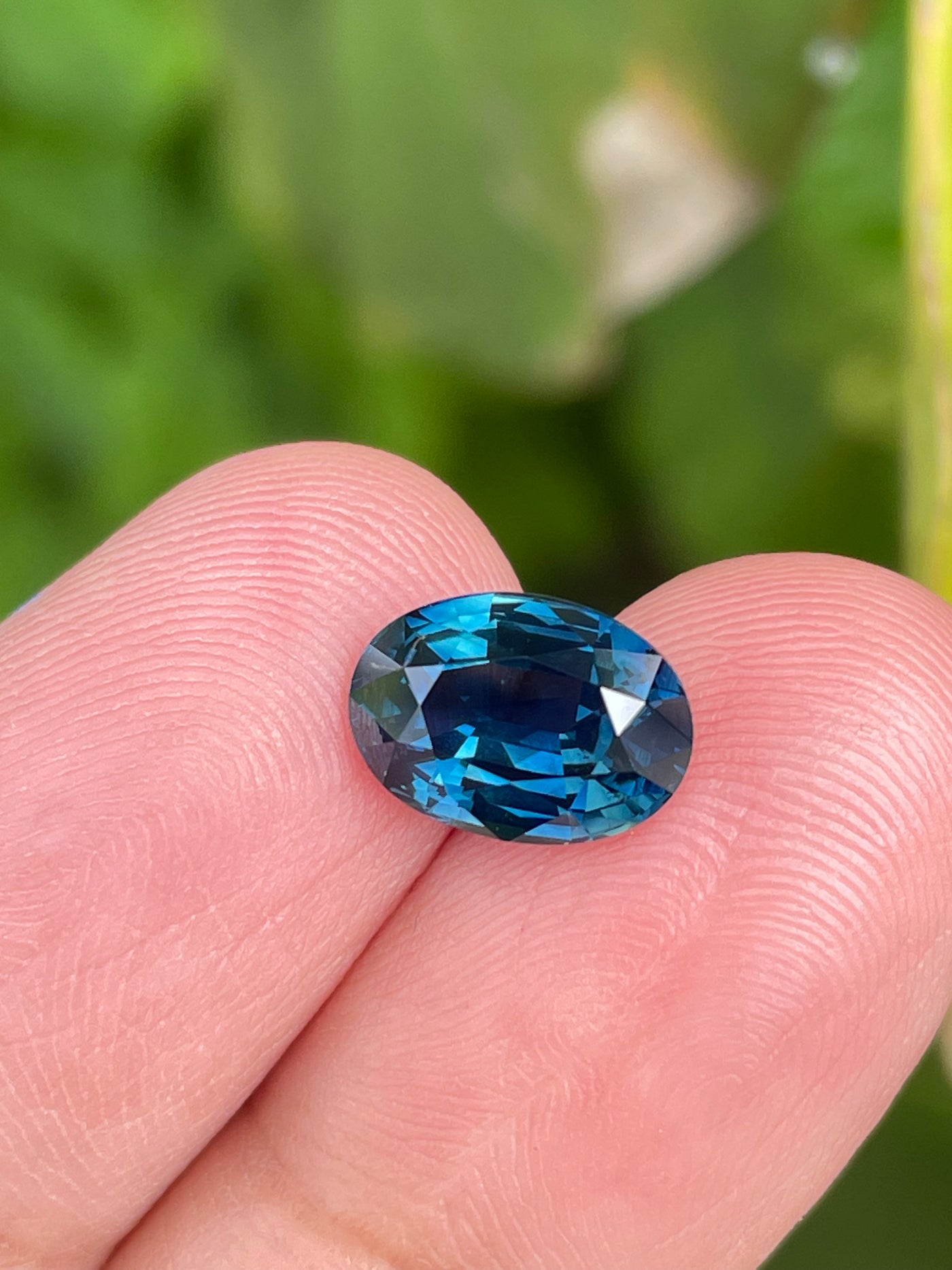 Blue Sapphire (Greenish)  3.18 CT