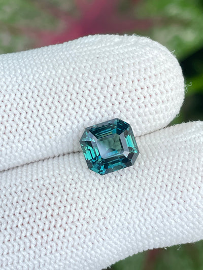 Teal Sapphire 3.66 CT