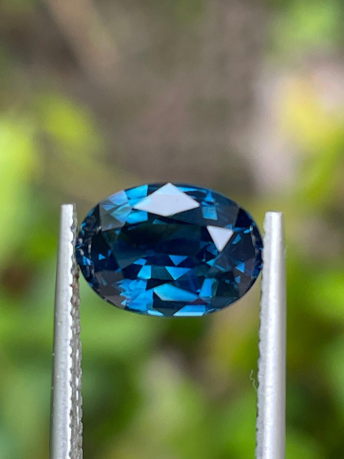 Blue Sapphire (Greenish)  3.18 CT