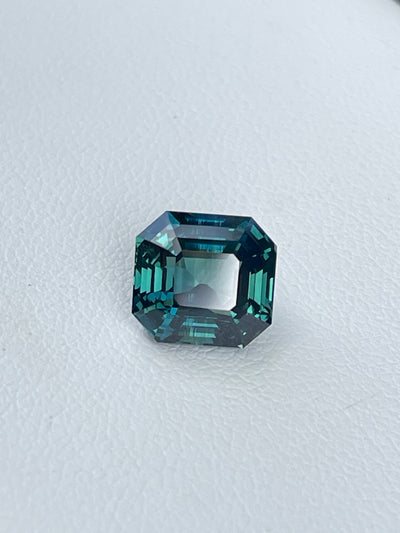 Teal Sapphire 3.66 CT