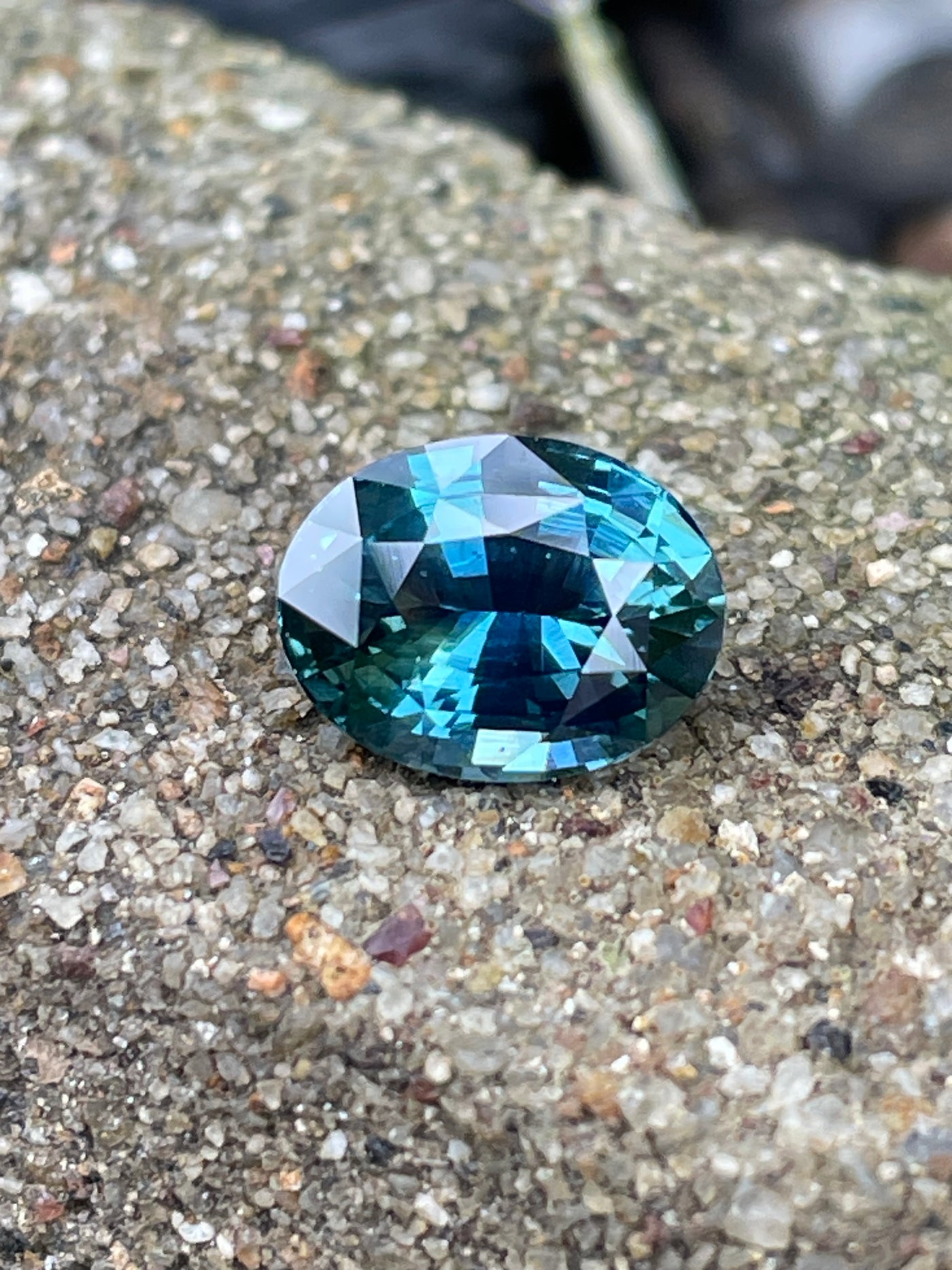 Teal Sapphire 2.54 CT