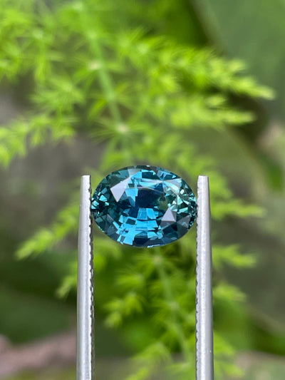Teal Sapphire 2.54 CT