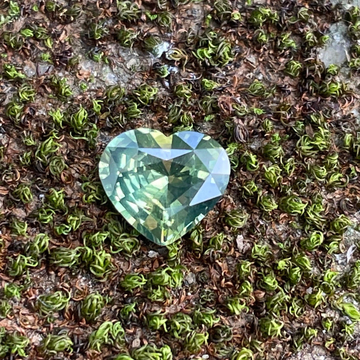 Green Sapphire  1.40 Ct 1.40 Ct / Green / Natural Corundum Sapphire GEMSTONES