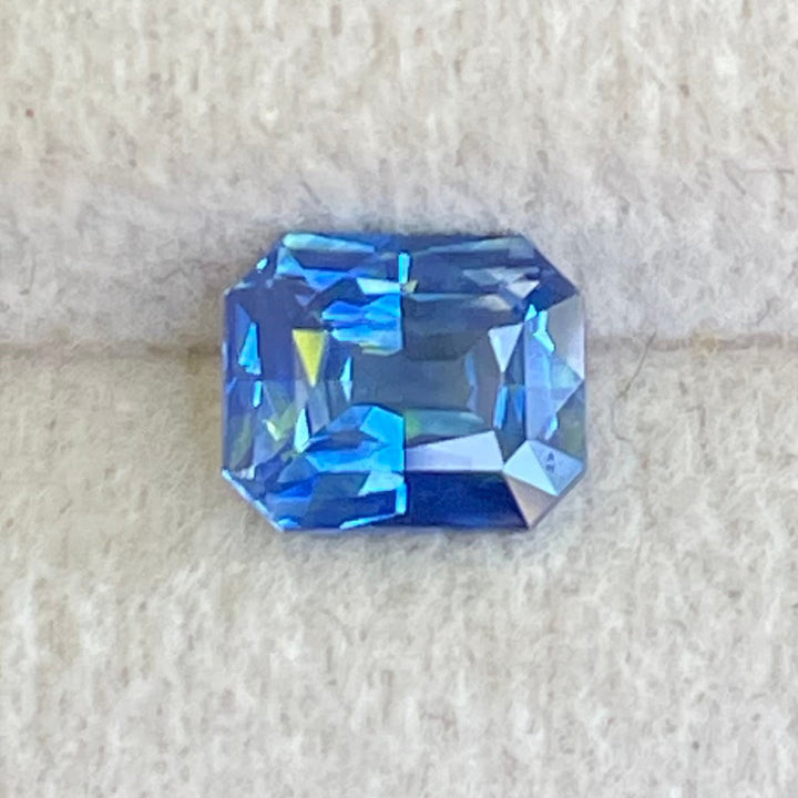 Natural 1.16 Ct Blue Sapphire – Rectangle Cut Madagascar Sapphire