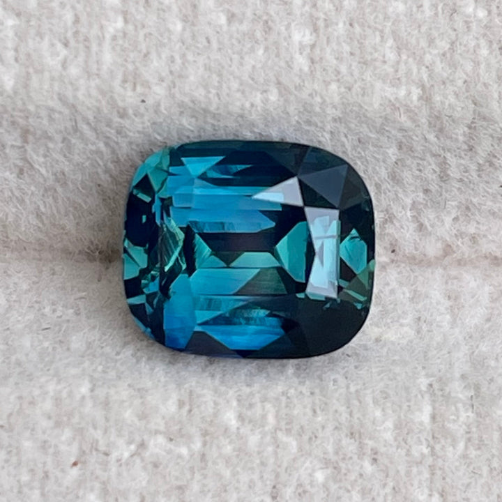 Natural 2.55 Ct Unheated Teal Sapphire from Madagascar | Loose Earth-Mined Gemstone