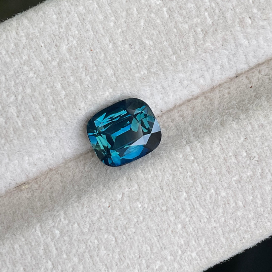 Natural 2.55 Ct Unheated Teal Sapphire from Madagascar | Loose Earth-Mined Gemstone