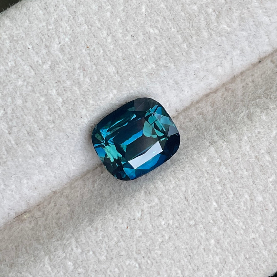 Natural 2.55 Ct Unheated Teal Sapphire from Madagascar | Loose Earth-Mined Gemstone