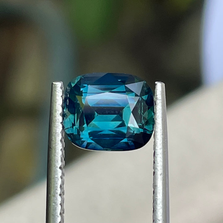 Natural 2.55 Ct Unheated Teal Sapphire from Madagascar | Loose Earth-Mined Gemstone