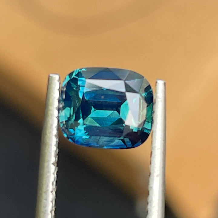 Natural 2.55 Ct Unheated Teal Sapphire from Madagascar | Loose Earth-Mined Gemstone