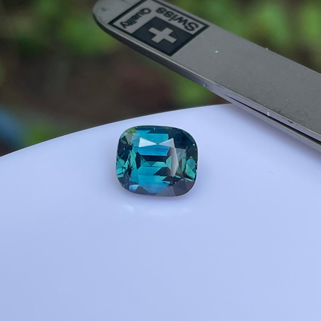 Natural 2.55 Ct Unheated Teal Sapphire from Madagascar | Loose Earth-Mined Gemstone