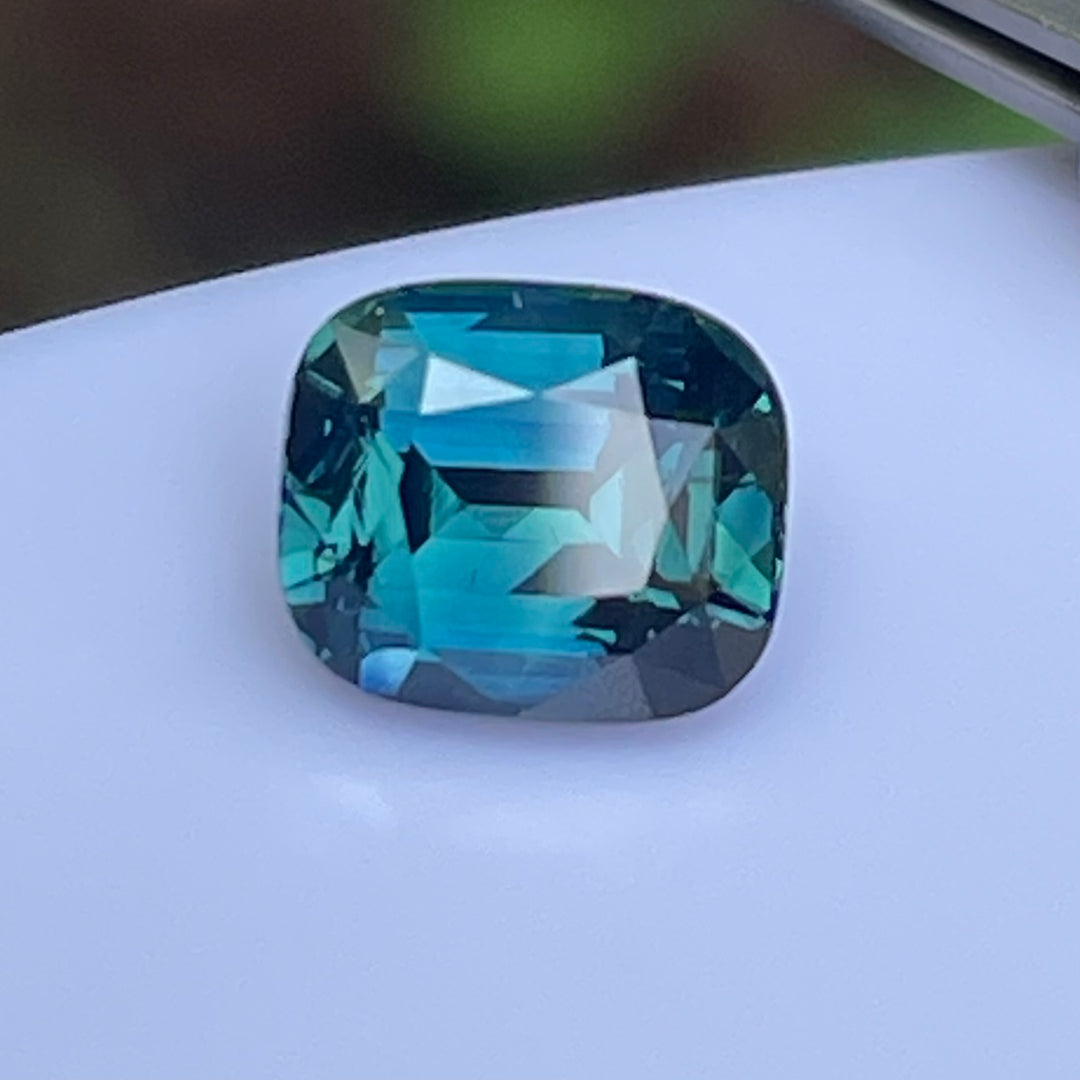 Natural 2.55 Ct Unheated Teal Sapphire from Madagascar | Loose Earth-Mined Gemstone