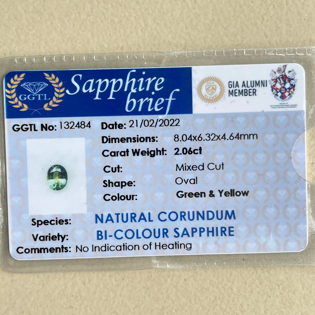 PARTI SAPPHIRE 2.06 CT  GEMSTONES