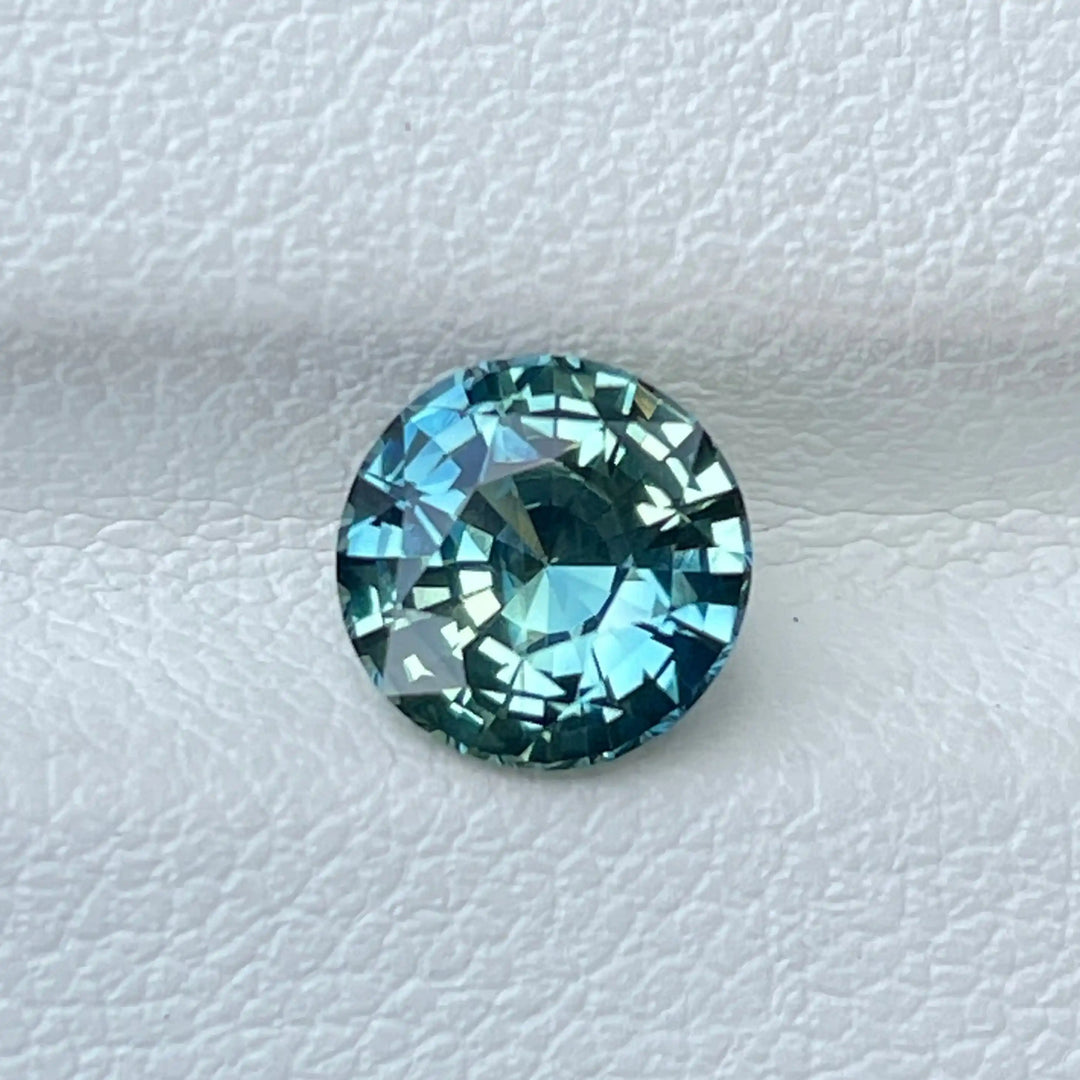 TEAL SAPPHIRE 1.55 CT 1.55 CT / BLUE l GREEN / NATURAL CORUNDUM SAPPHIRE GEMSTONES