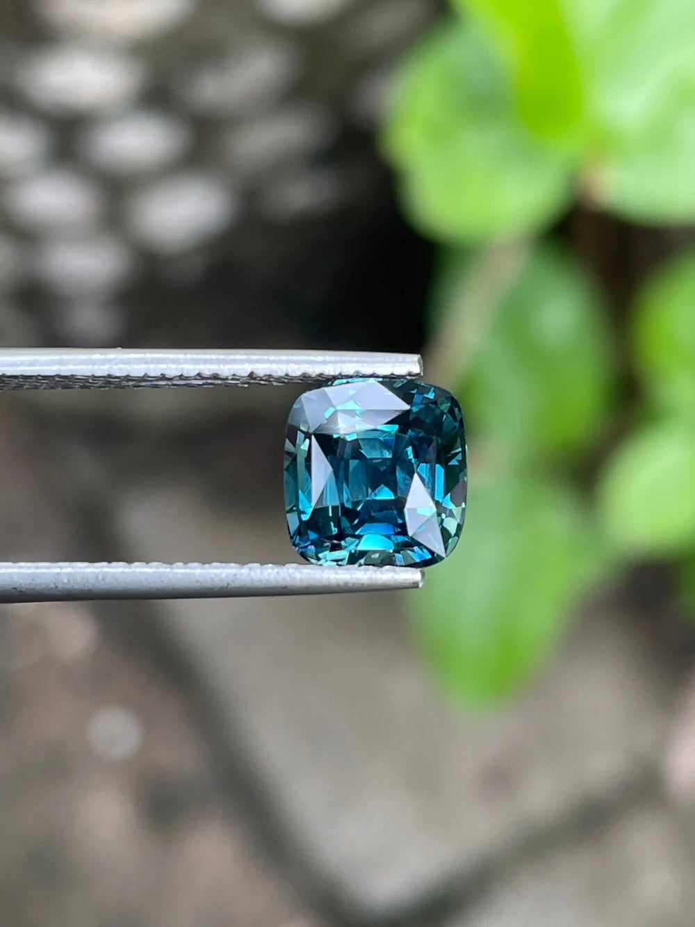 Teal Sapphire - 4.01 CT   - Cushion - 8.1x7.7x6.4mm - Madagascar - Sapphire For Engagement Ring - Natural Sapphires  