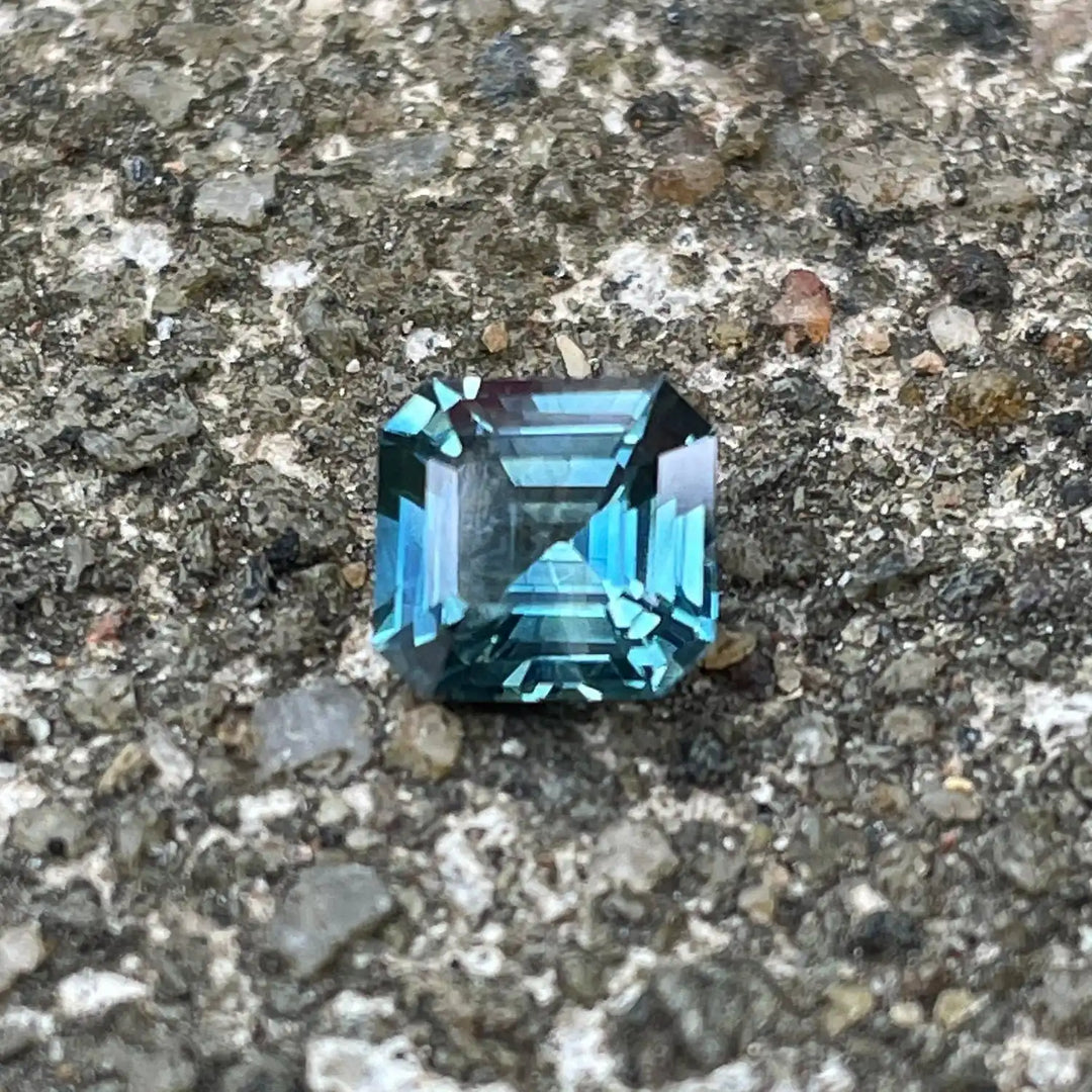 Teal Sapphire  1.25 Ct 1.15 Ct / Blue l Green / Natural Corundum Sapphire GEMSTONES