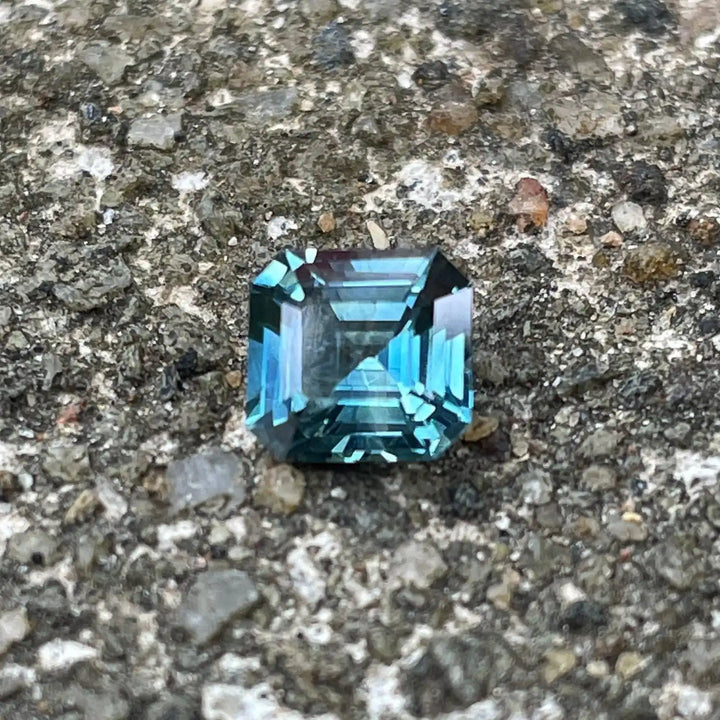 Teal Sapphire  1.25 Ct 1.15 Ct / Blue l Green / Natural Corundum Sapphire GEMSTONES