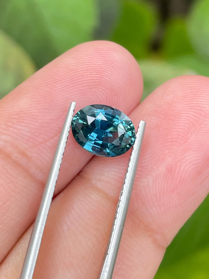 Teal Sapphire 2.54 CT  
