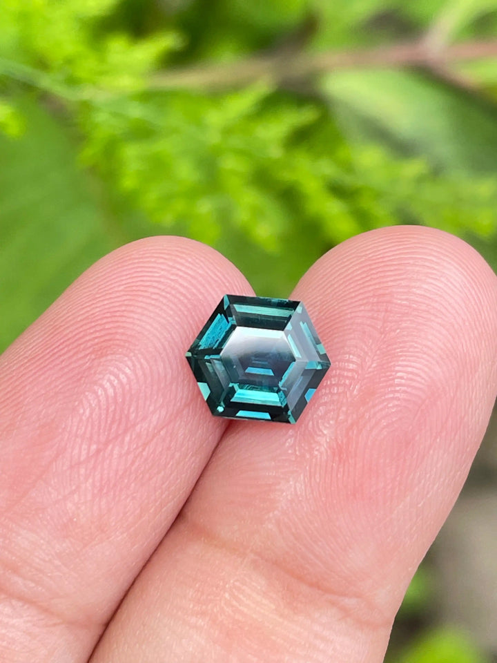 Teal Sapphire 2.63 CT  