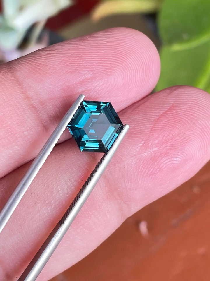 Teal Sapphire 2.63 CT  