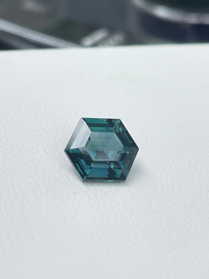 Teal Sapphire 2.63 CT  