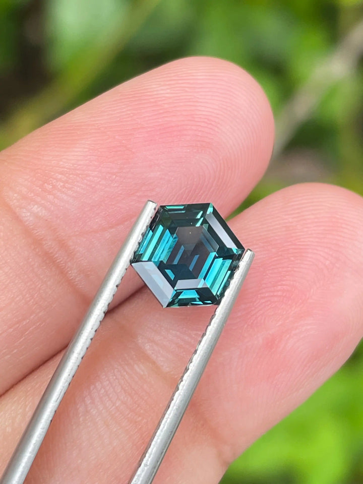Teal Sapphire 2.63 CT  
