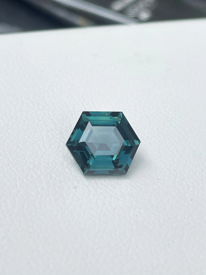 Teal Sapphire 2.63 CT  
