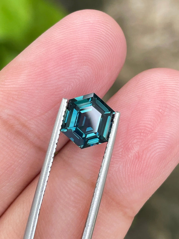 Teal Sapphire 2.63 CT  