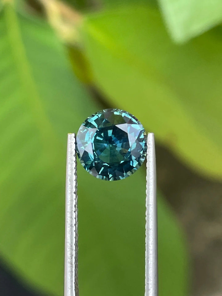 Teal Sapphire 3.07 CT  