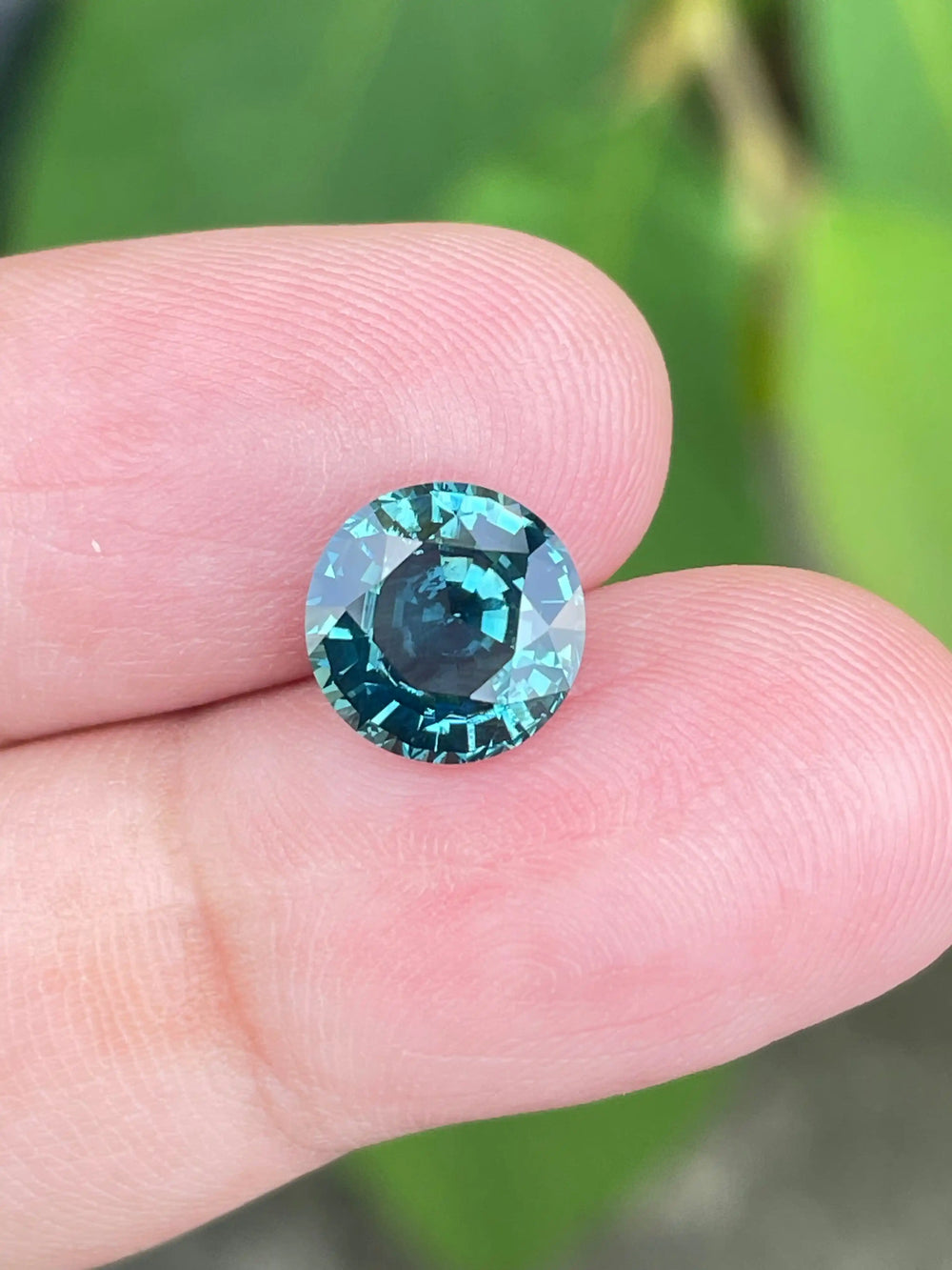 Teal Sapphire 3.07 CT  