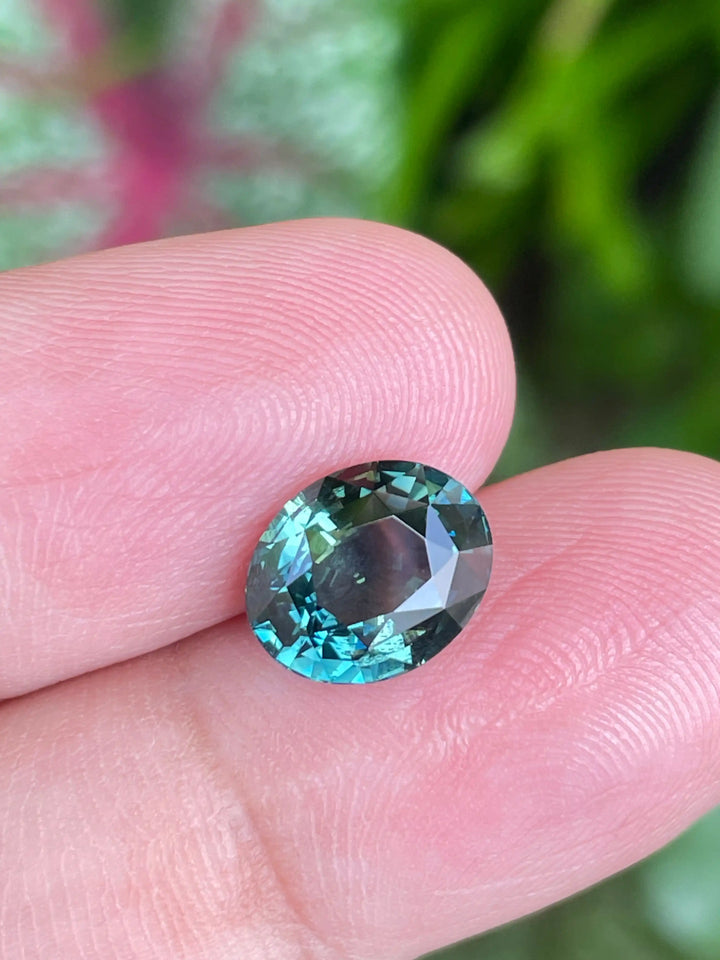 Teal Sapphire 3.51 CT  
