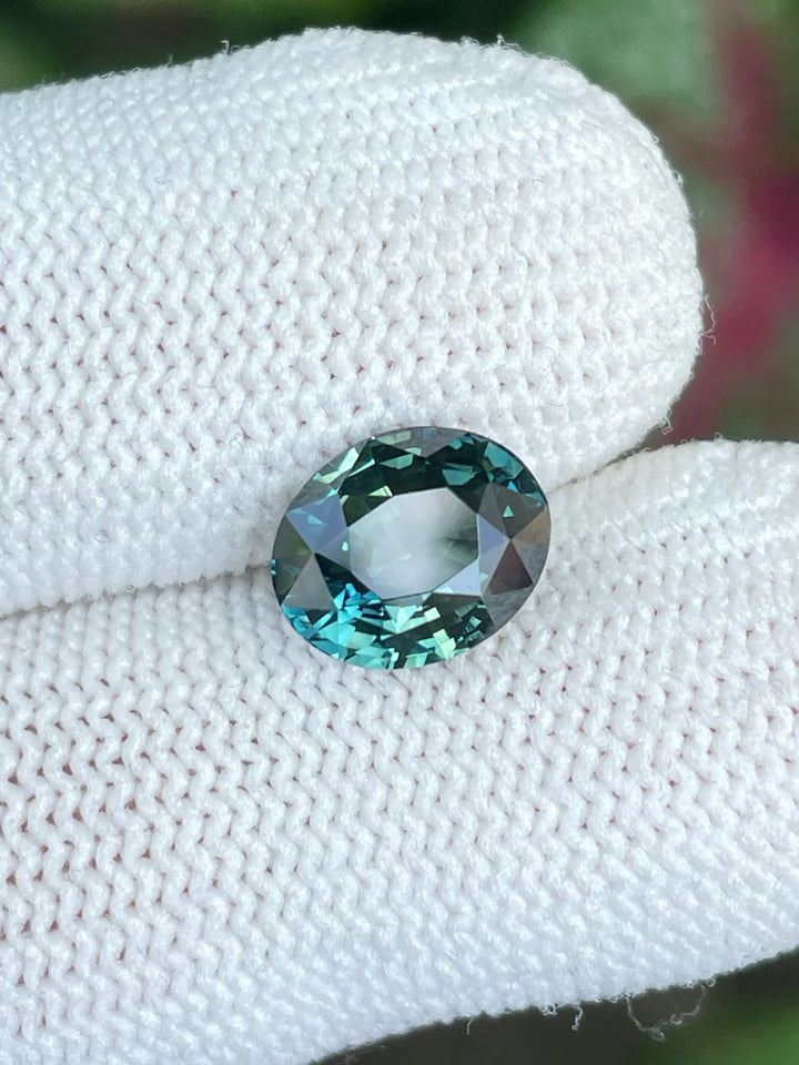 Teal Sapphire 3.51 CT  